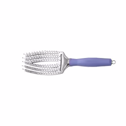 Olivia Garden Fingerbrush, Adult, Paddle hairbrush, Violet, Monochromatic, Girl, 1 pc(s)