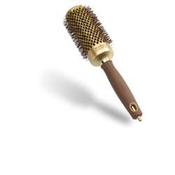 Expert Blowout Shine â Gold & Brown - 45 - Ceramic Coated Round Brush for Smooth Blowout, Frizz-Free Hair & Radiant Shine