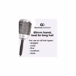- Essential Blowout Classic Silver Hairbrush - 85