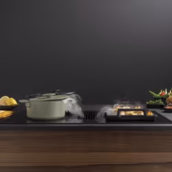 NOVY Easy Pro Black Built-in 80 cm Zone induction hob 4 zone(s) Built-in hood