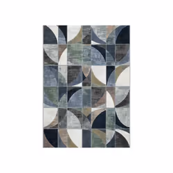 Rug Galleria Dark Curved 120x170cm Carpet Large Rugs