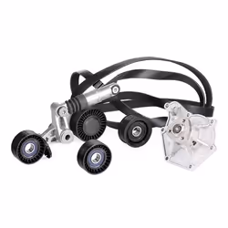 GATES KP66PK2500 Water Pump + V-Ribbed Belt Kit with water pump Micro-V® Stretch Fit™ AUDI: A6 C6 Avant, A5 B8 Coupe
