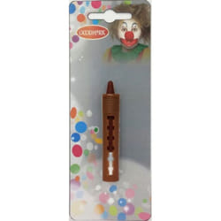 Brown retractable makeup pencil