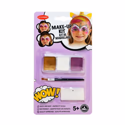 Unicorn makeup kit with brush and sponge for girls