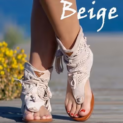 New Women&apos;s Fashion Bohemian Sandals Flat Sandals Tassels Casual Summer Shoes Plus Size(35-43) - light green, 35