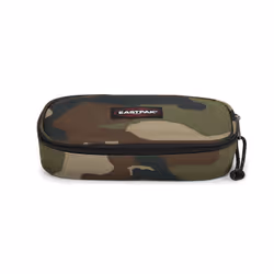 Eastpak Oval Camo, Soft pencil case, Polyester, Multicolour, Image, Zipper, Adolescence