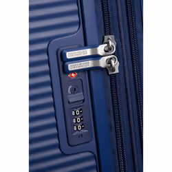 American Tourister Spinner Expandable Suitcase Hard shell Navy 35.5 L Polypropylene (PP) - Additional view 6