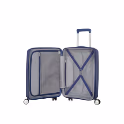 American Tourister Spinner Expandable Suitcase Hard shell Navy 35.5 L Polypropylene (PP) - Additional view 7
