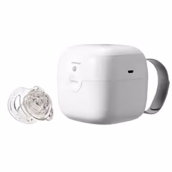 Nuby Portable UV soother steriliser, White, UV-C, Plastic, 3 min, USB, 92 mm