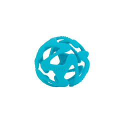 Nuby ID6836AQUA Silicone Teething Ball Aqua Blue 3M+
