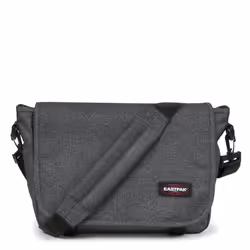 Eastpak Jr Black Denim, Shoulder bag, Zipper, 2 pockets, 2 pockets, Adult, Black