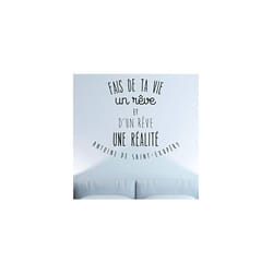 Wall Sticker with French Quotation"Fais de ta Vie."