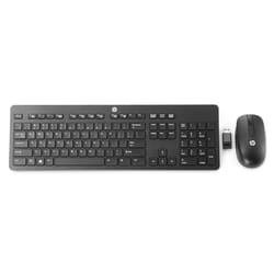 HP T6L04AA keyboard Mouse included Office RF Wireless QWERTY English Black