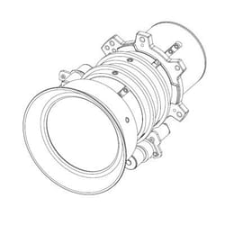Barco R9801840 projection lens G50-W6. G50-W7. G50-W8. G60-W7. G62-W11