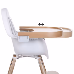 CHILDHOME Tray Table for Evolu 2 High Chairs Natural Eating Chair Accessory