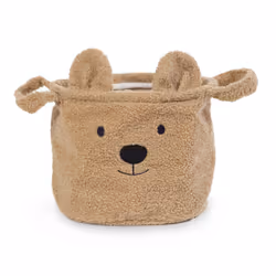 Childhome CCBTB20, Storage basket, Brown, Rectangular, Polyester, Monochromatic, Indoor