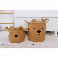 Childhome CCBTB30 storage box Storage basket Square Polyester Brown - Additional view 6