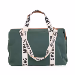 Childhome Mommy Bag Tote bag Green Cotton, Faux leather, Nylon, Polyester