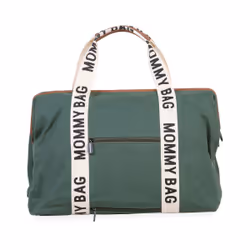 Childhome Mommy Bag Tote bag Green Cotton, Faux leather, Nylon, Polyester