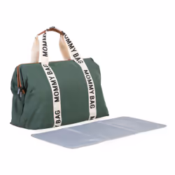 Childhome Mommy Bag Tote bag Green Cotton, Faux leather, Nylon, Polyester - Additional view 6