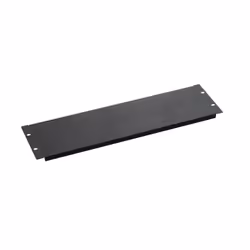 LOGON RAB125BL, Blank panel, Black, 6U, 48.3 cm (19"), 482 mm, 15 mm
