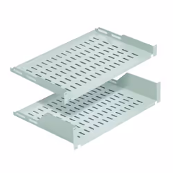 LOGON RAS200WH, Rack shelf, White, 30 kg, 1U, 48.3 cm (19"), 486 mm