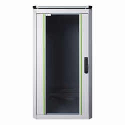 LOGON RDL22U68WH, Freestanding rack, 22U, 600 kg, Key lock, Adjustable feet, Cable management