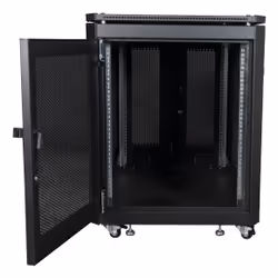 LOGON RSL12U61BL rack cabinet 12U Freestanding rack Black