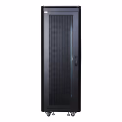 LOGON RSL32U61BL, Freestanding rack, 32U, 600 kg, Key lock, Adjustable feet, Cable management