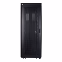 LOGON RSL42U81BL, Freestanding rack, 42U, 600 kg, Key lock, Adjustable feet, Cable management