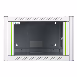 LOGON RWM06U56WH, Wall mounted rack, 6U, Key lock, Cable management, White