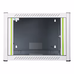 LOGON RWM07U45WH, Wall mounted rack, 7U, Key lock, Cable management, White