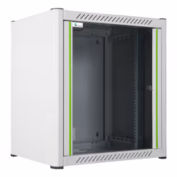 LOGON RWM12U45WH, Wall mounted rack, 12U, Key lock, Cable management, White