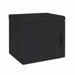 LOGON RWMIP55W09U60B, Wall mounted rack, 9U, Black