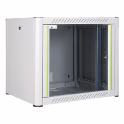 LOGON RWP12U45WH, Wall mounted rack, 12U, Key lock, 23 kg, White