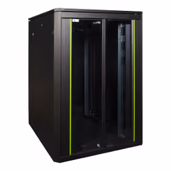 LOGON RDL22U81BL rack cabinet 22U Freestanding rack Black