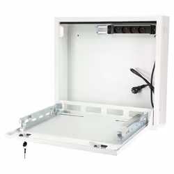 Lanview RWSLMWH1, Wall mounted rack, 1U, 10.3 kg, White