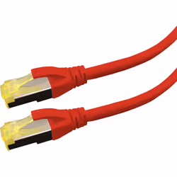 LOGON PREMIUM APR6A050R, 5 m, Cat6a, S/FTP (S-STP), RJ-45, RJ-45, Red