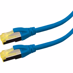 LOGON PREMIUM APR6A150B, 15 m, Cat6a, S/FTP (S-STP), RJ-45, RJ-45, Blue