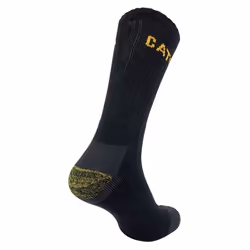 CAT - Mens 4 Pack Premium Cotton Work Socks - 6-9 UK, Black