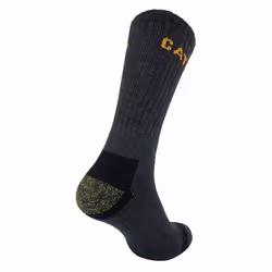 CAT - Mens 4 Pack Premium Cotton Work Socks - 6-9 UK, Charcoal