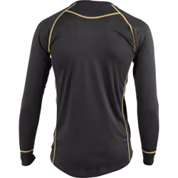 Caterpillar Thermo Polyester Men's Black Base Layer Shirt - Black, XL