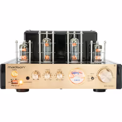 Madison Sound MAD-TA10BT audio amplifier 2.0 channels Home Gold, Black