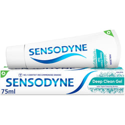 Sensodyne Toothpaste Daily Care Deep Clean Gel, Sensitive Toothpaste for Sensitive Teeth, 75ml