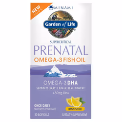 Garden of Life Minami Prenatal Omega-3 Fish Oil | Lemon Flavour | 60 Softgels