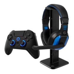 EgoGear SBP30-P4-BK Gaming Controller Black, Blue Bluetooth Gamepad + headset Digital PlayStation 4
