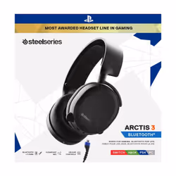SteelSeries: Arctis Wired - 3 7.1 Gaming Headset - Black (PS4)