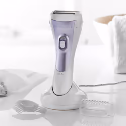 Remington Cordless Electric Lady Shaver for Women (Rechargeable, 30 Minute Usage, Wet & Dry, Showerproof, Moisturising Strip with Aloe Vera, Bikini A