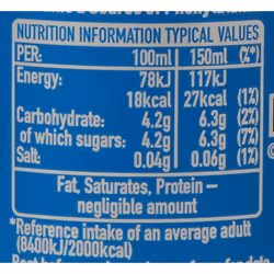 Schweppes Lemonade, 12 x 150ml