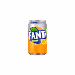 Fanta Orange Zero 24 x 330ml Cans